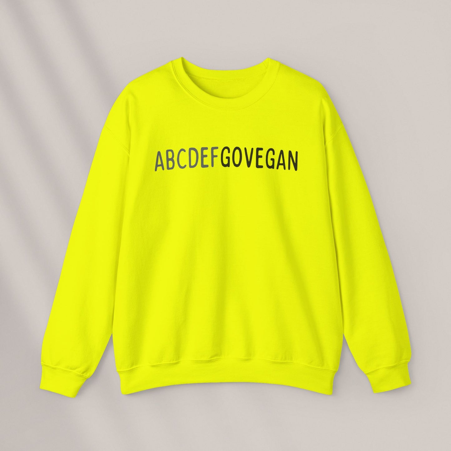 ABCDEFGOVEGAN Crewneck Sweatshirt