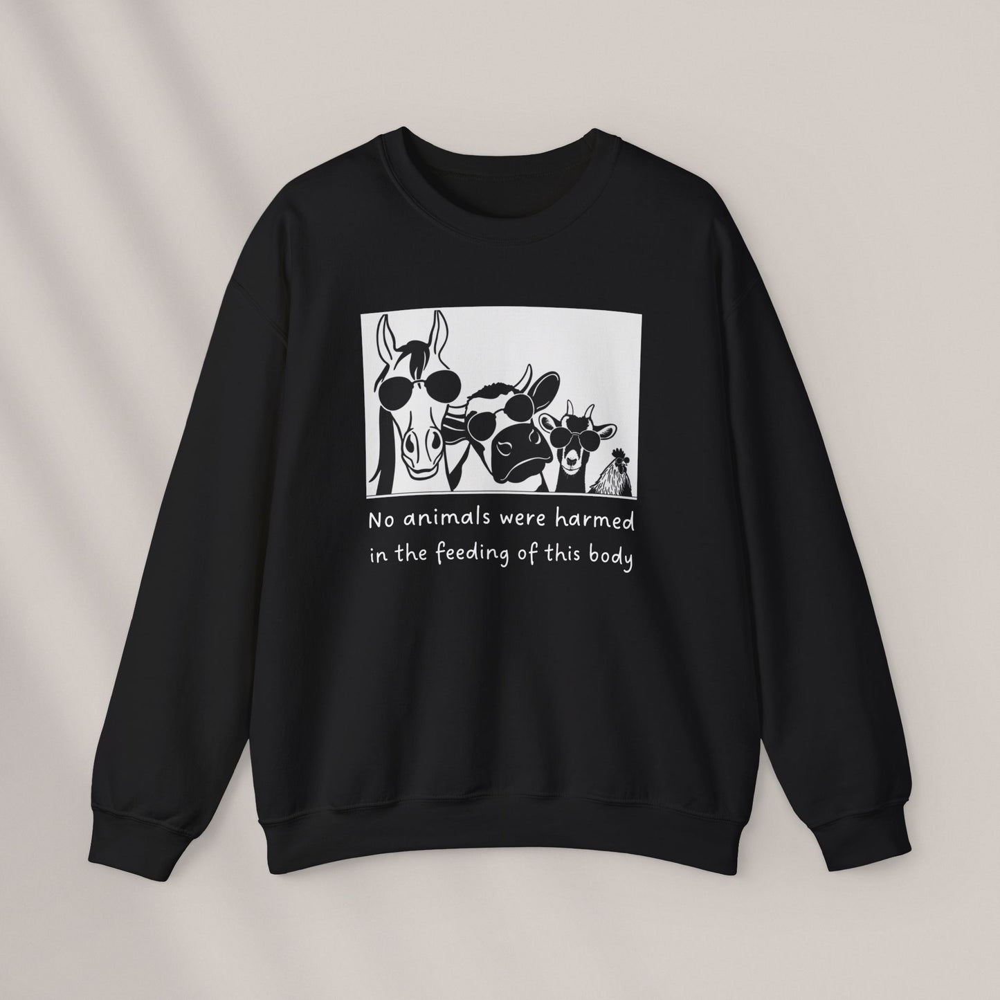 No Animals Were Harmed. Crewneck Sweatshirt