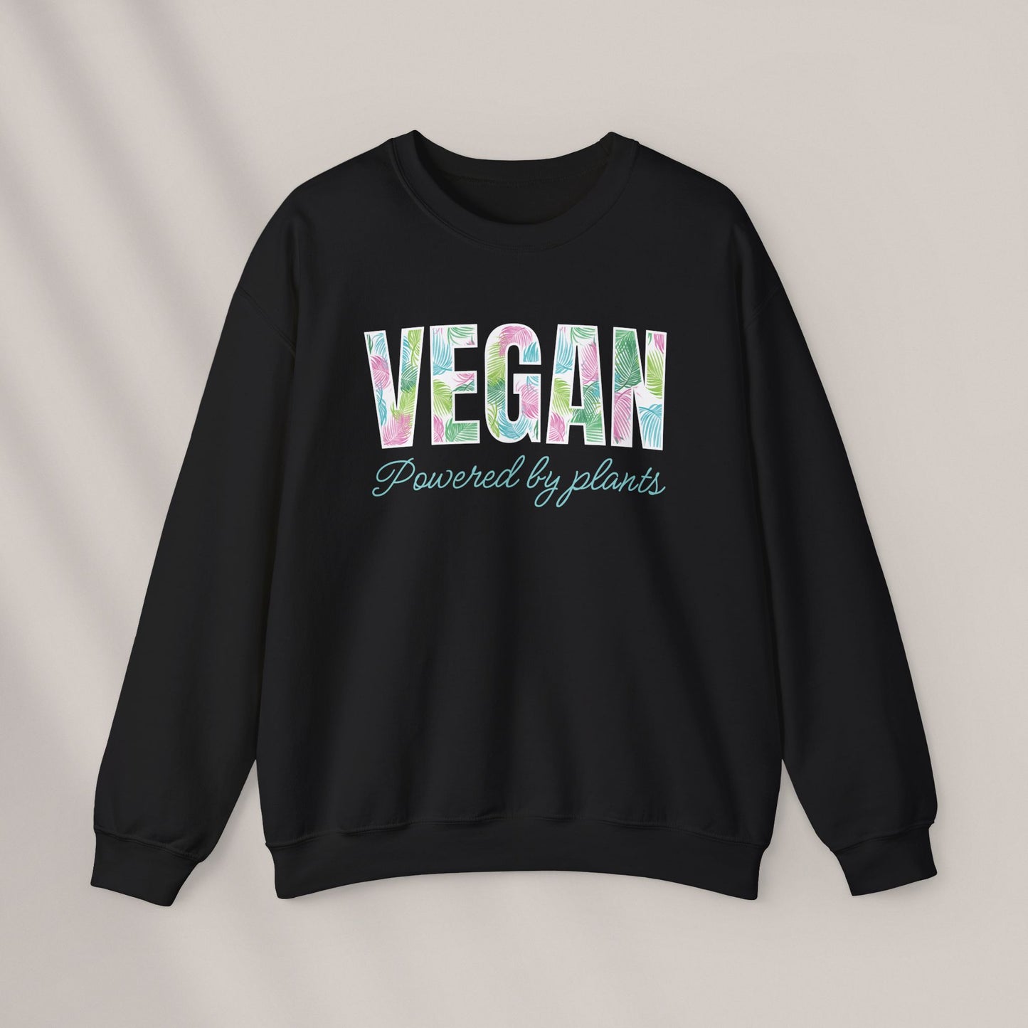Tropical Vegan - Powered by Plants. Crewneck Sweatshirt