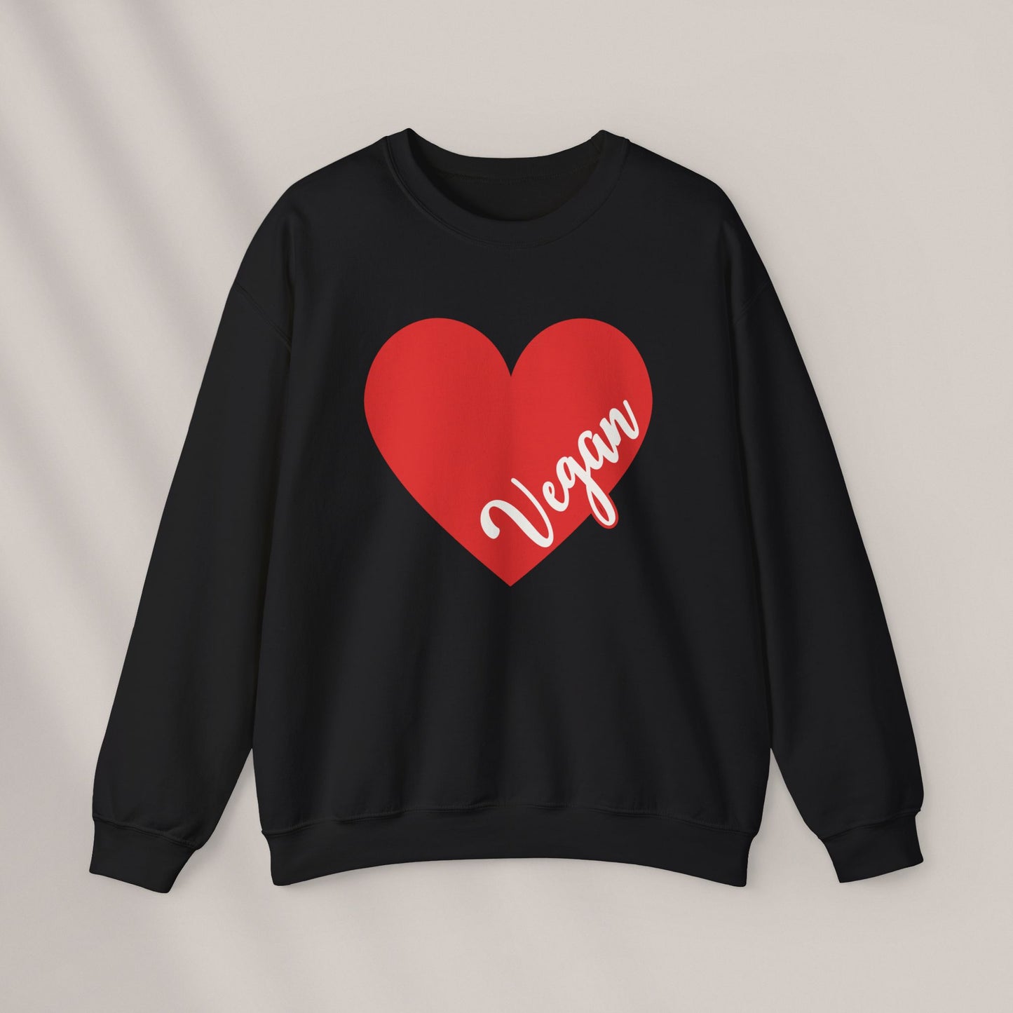 My Vegan Heart - Red. Crewneck Sweatshirt