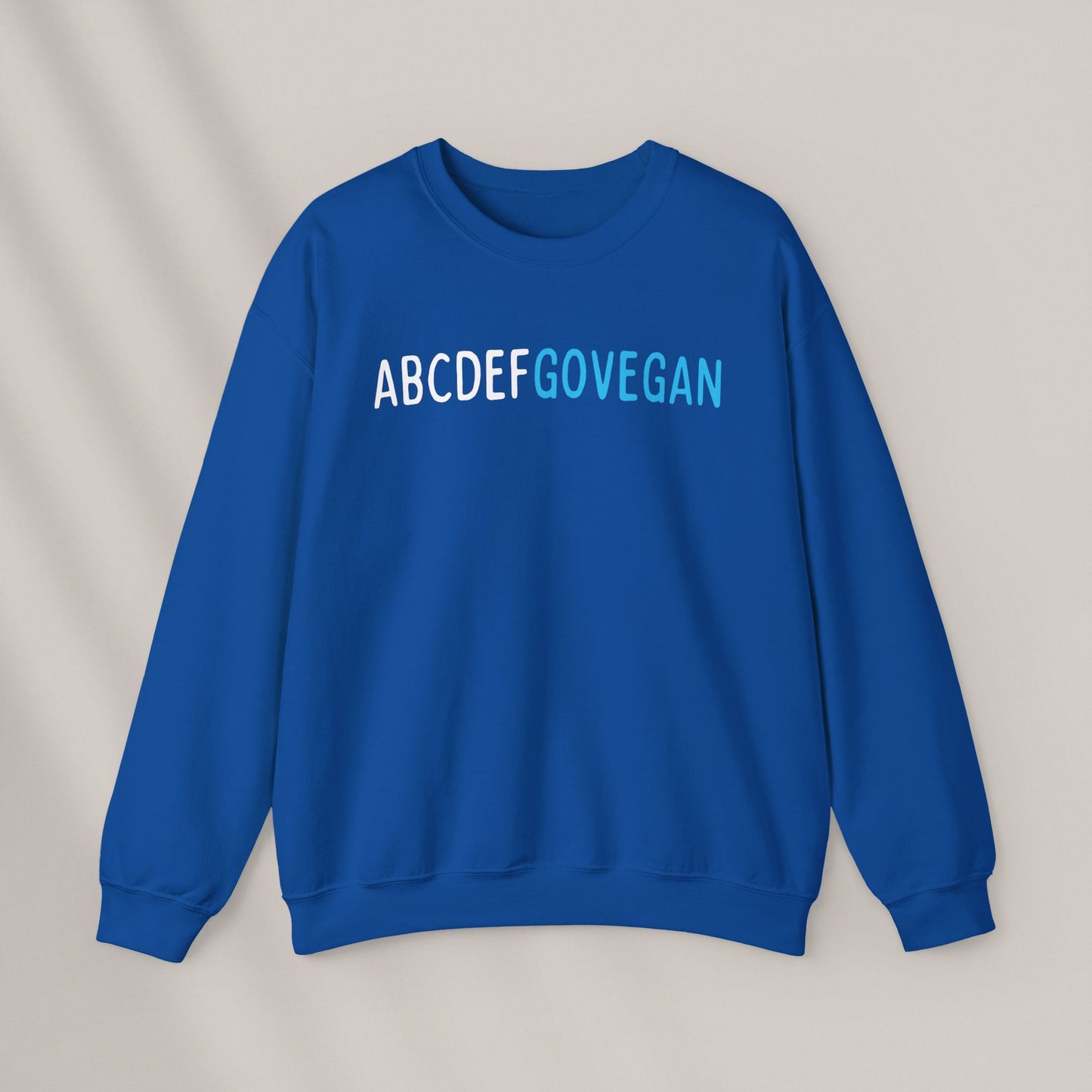ABCDEFGOVEGAN Crewneck Sweatshirt