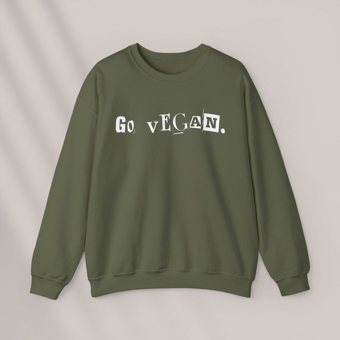 Go Vegan. Crewneck Sweatshirt
