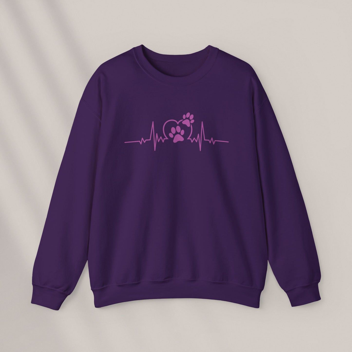 Paw Heartbeat. Crewneck Sweatshirt