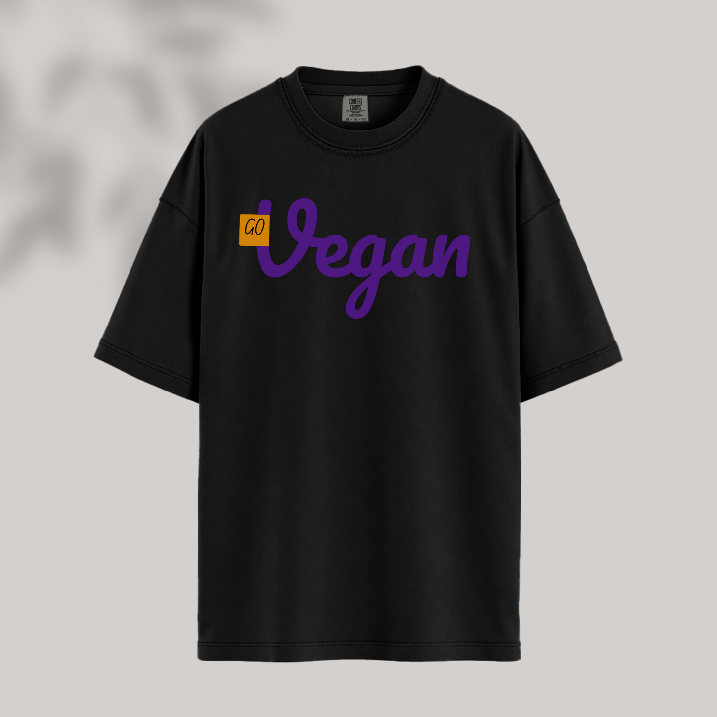 Go Vegan Purple & Orange Tee