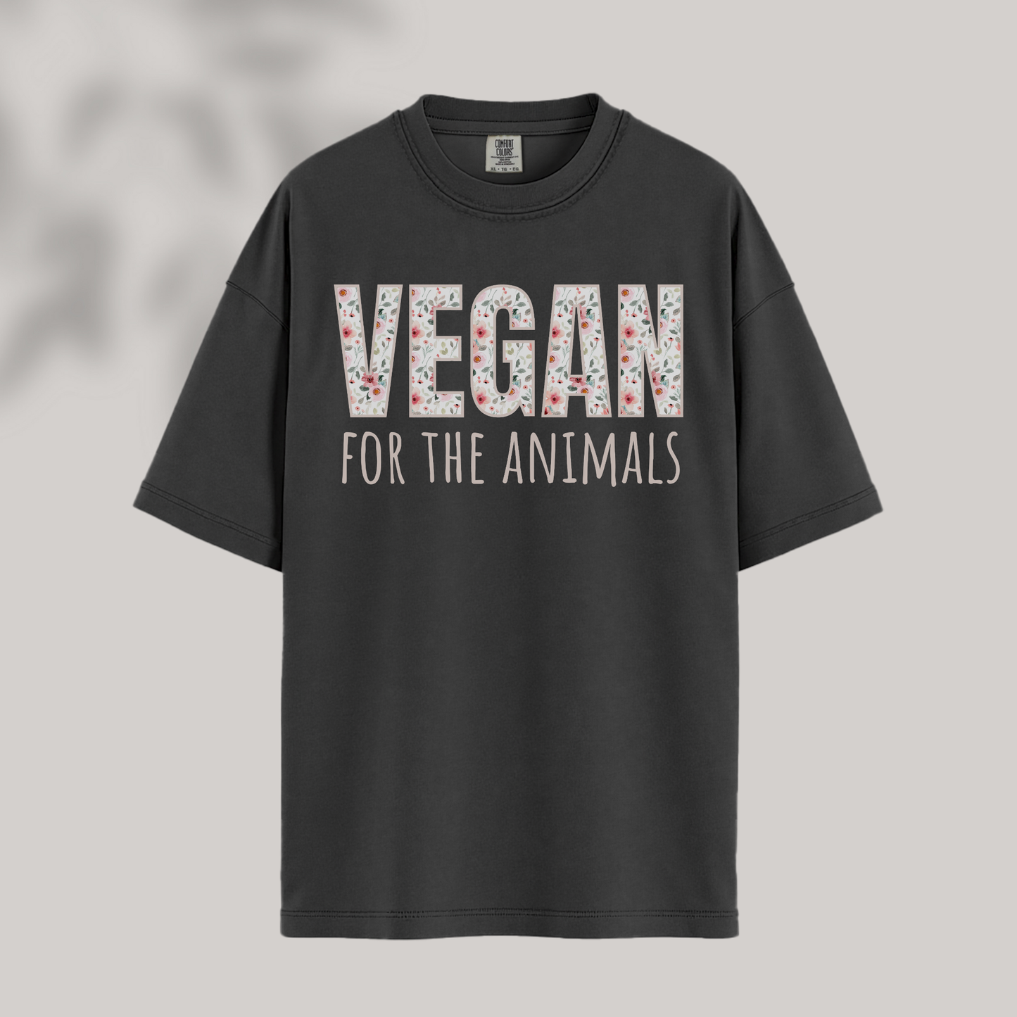 Pink Flowers for the Animals Tee