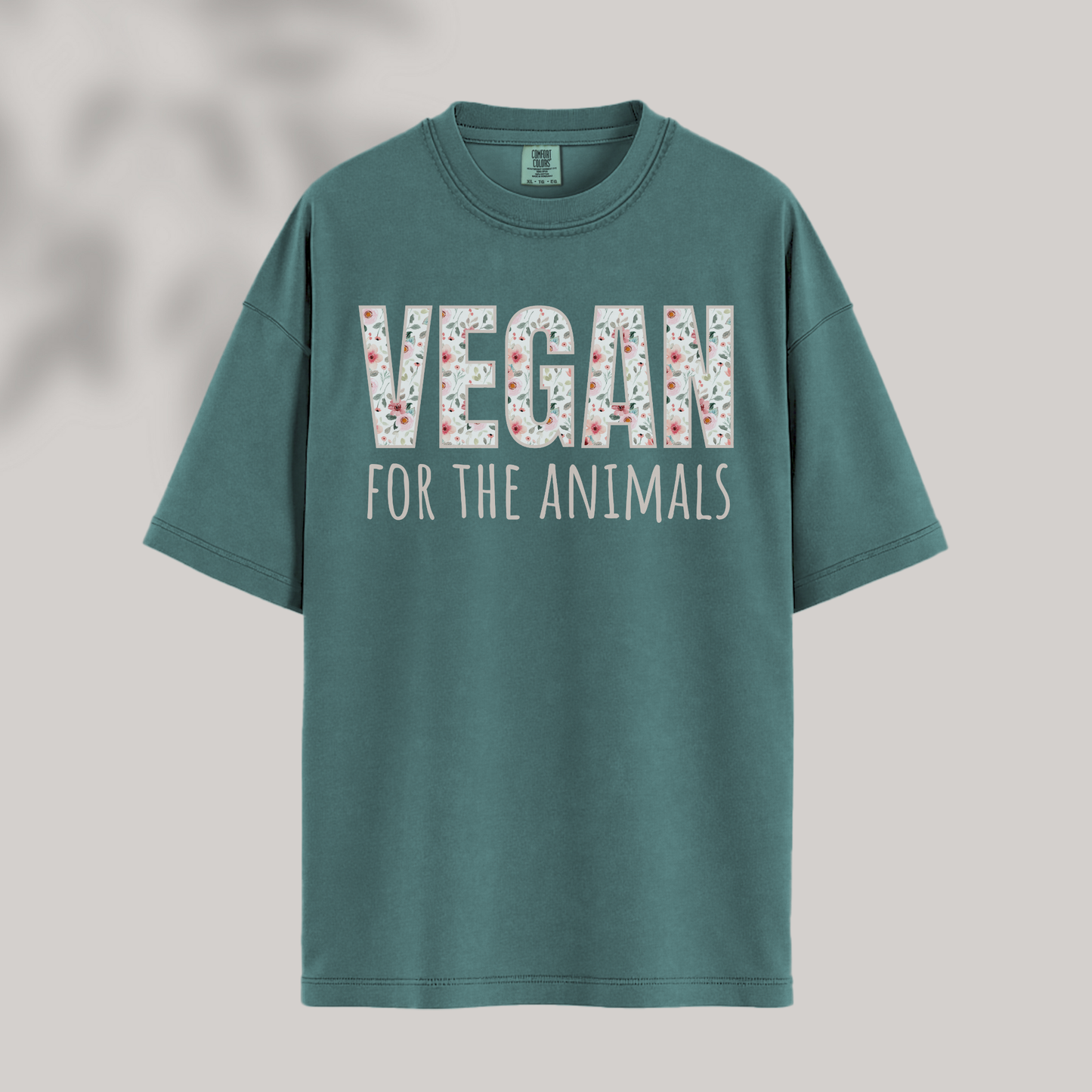 Pink Flowers for the Animals Tee