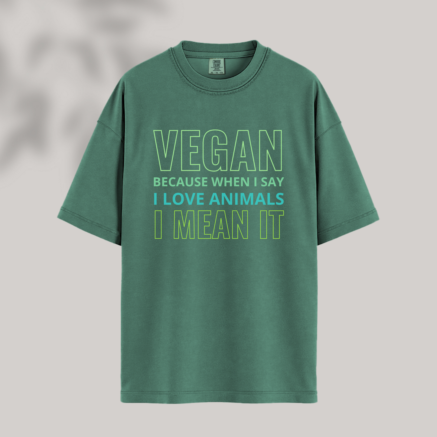 When I Say I Love Animals, I Mean It Tee