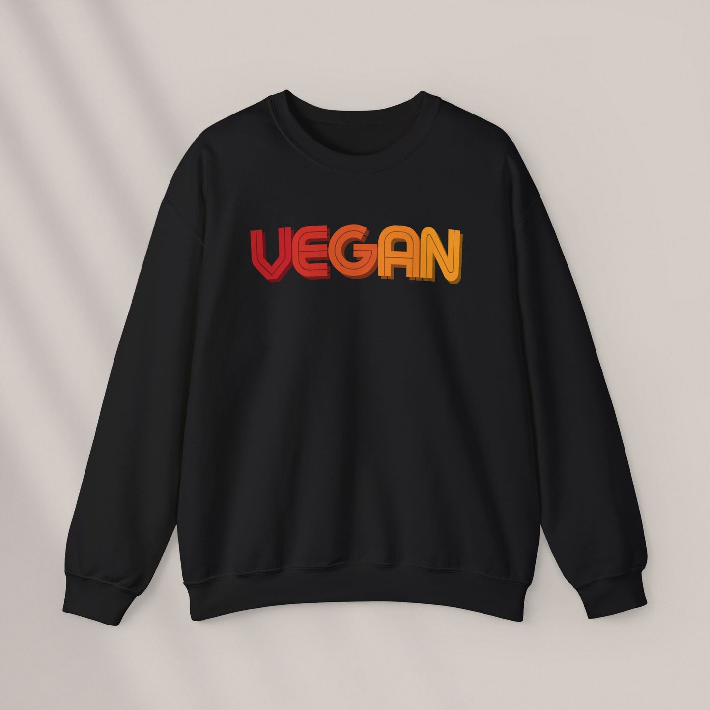 Retro Vegan. Crewneck Sweatshirt
