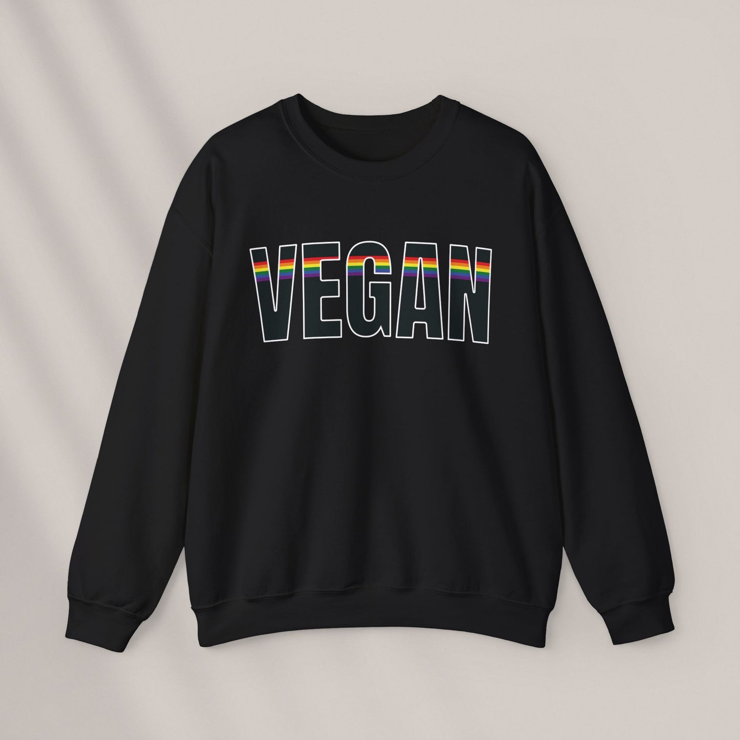 Rainbow Stripe. Crewneck Sweatshirt