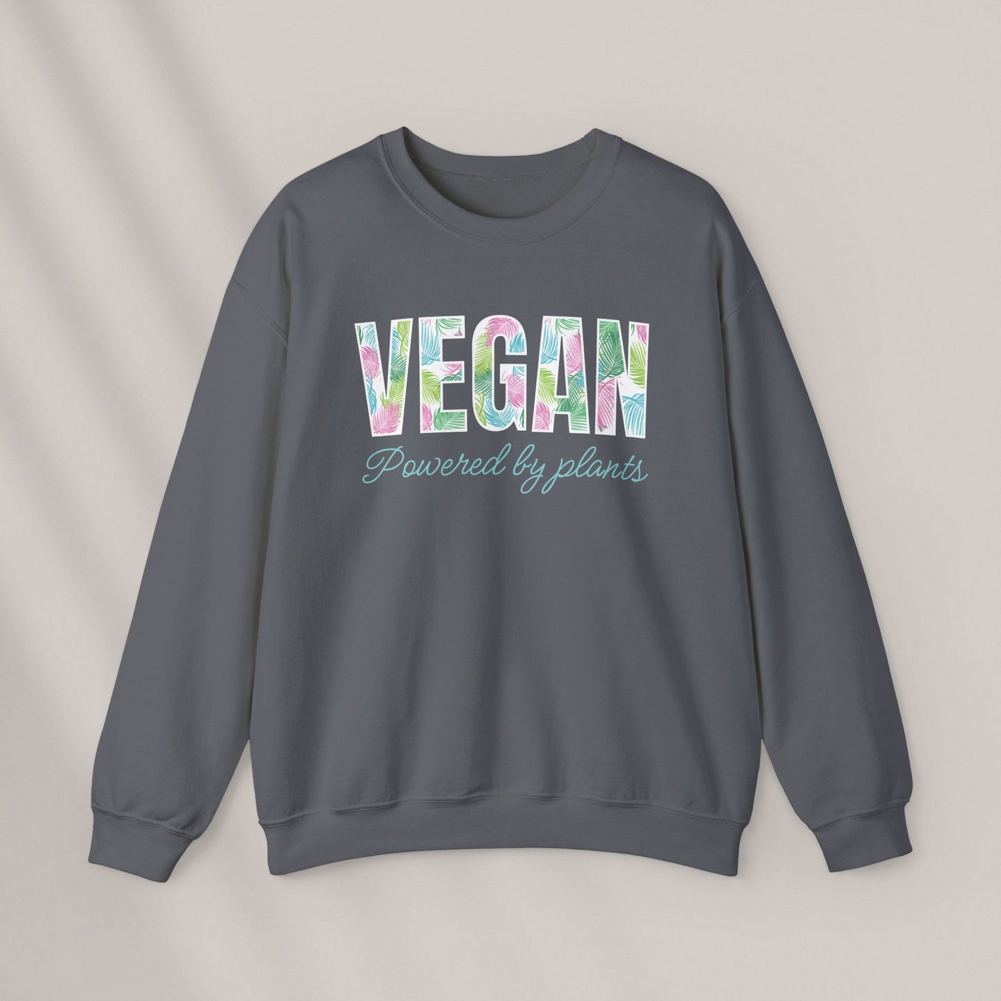 Tropical Vegan - Powered by Plants. Crewneck Sweatshirt