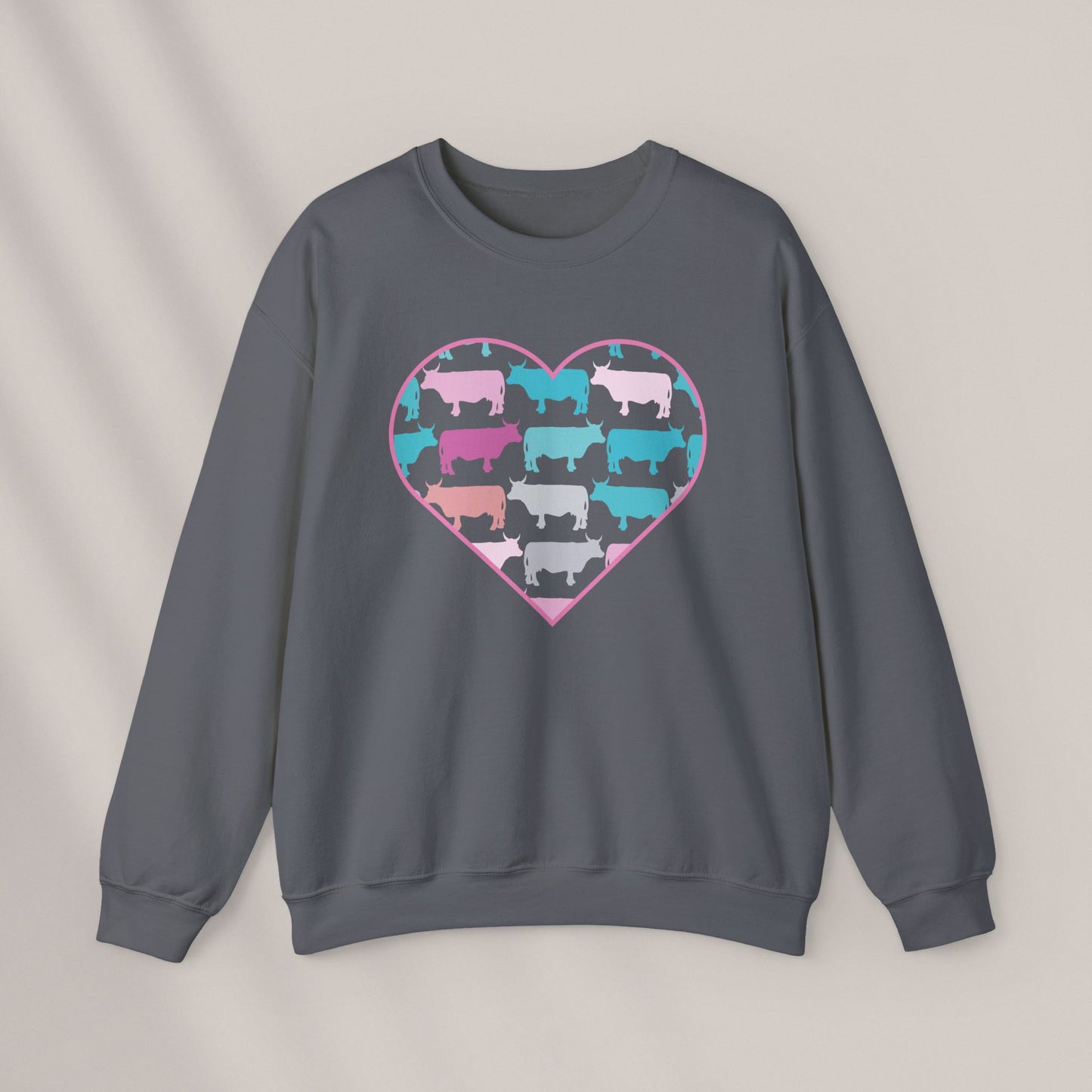 Cow Love. Crewneck Sweatshirt