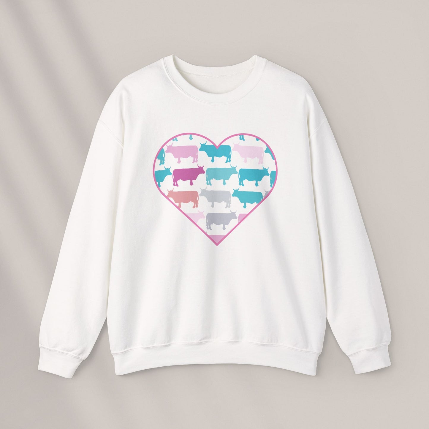 Cow Love. Crewneck Sweatshirt