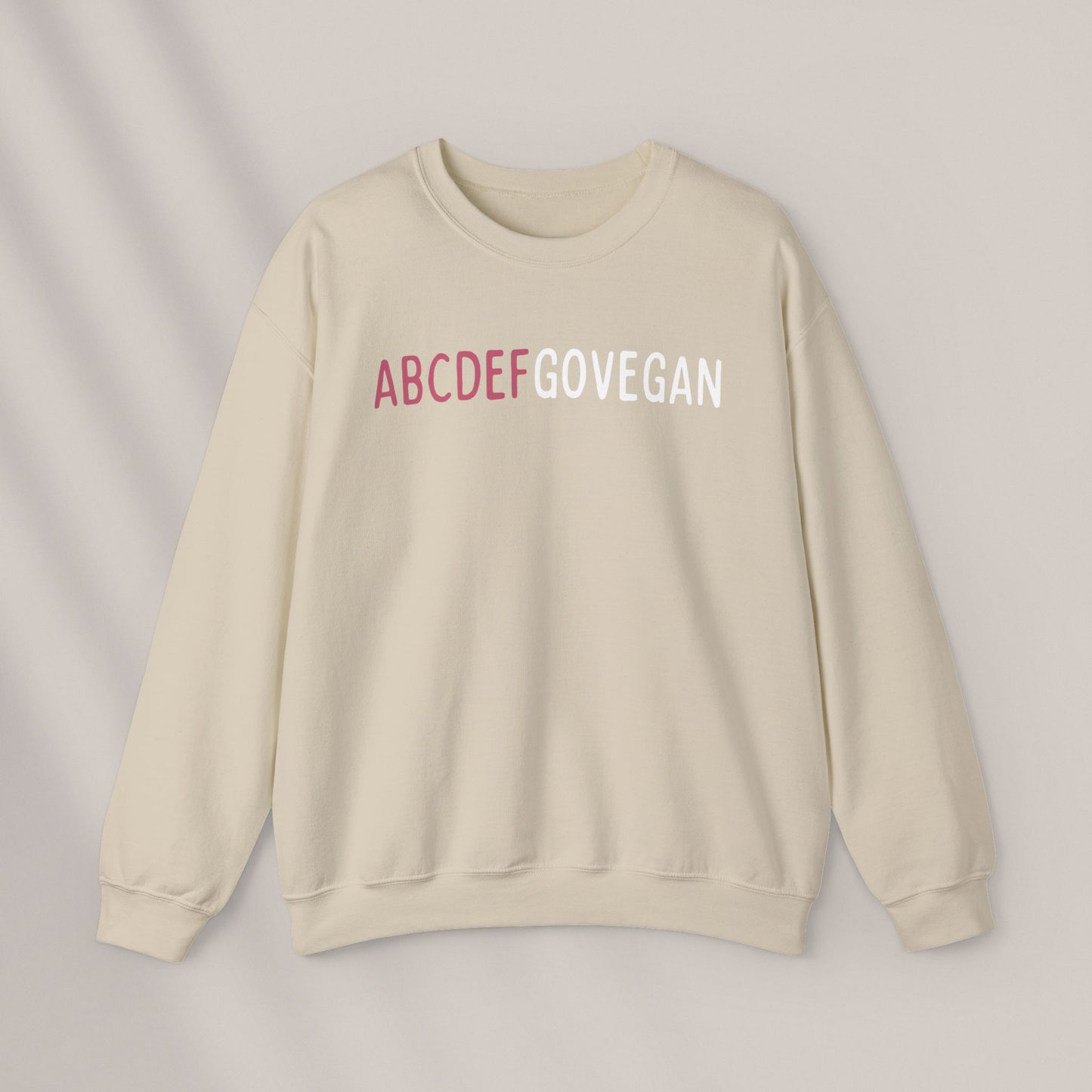 ABCDEFGOVEGAN Crewneck Sweatshirt