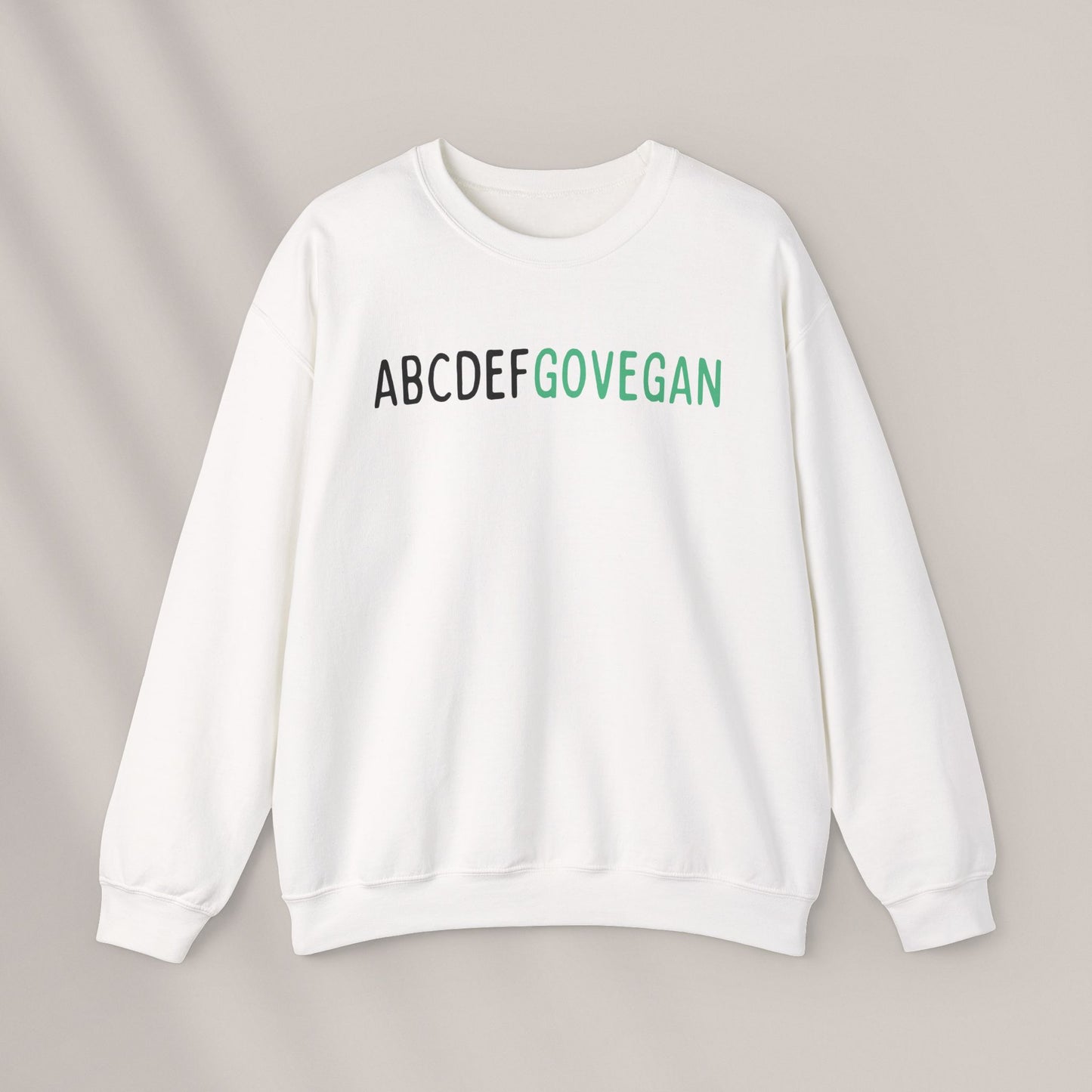 ABCDEFGOVEGAN Crewneck Sweatshirt