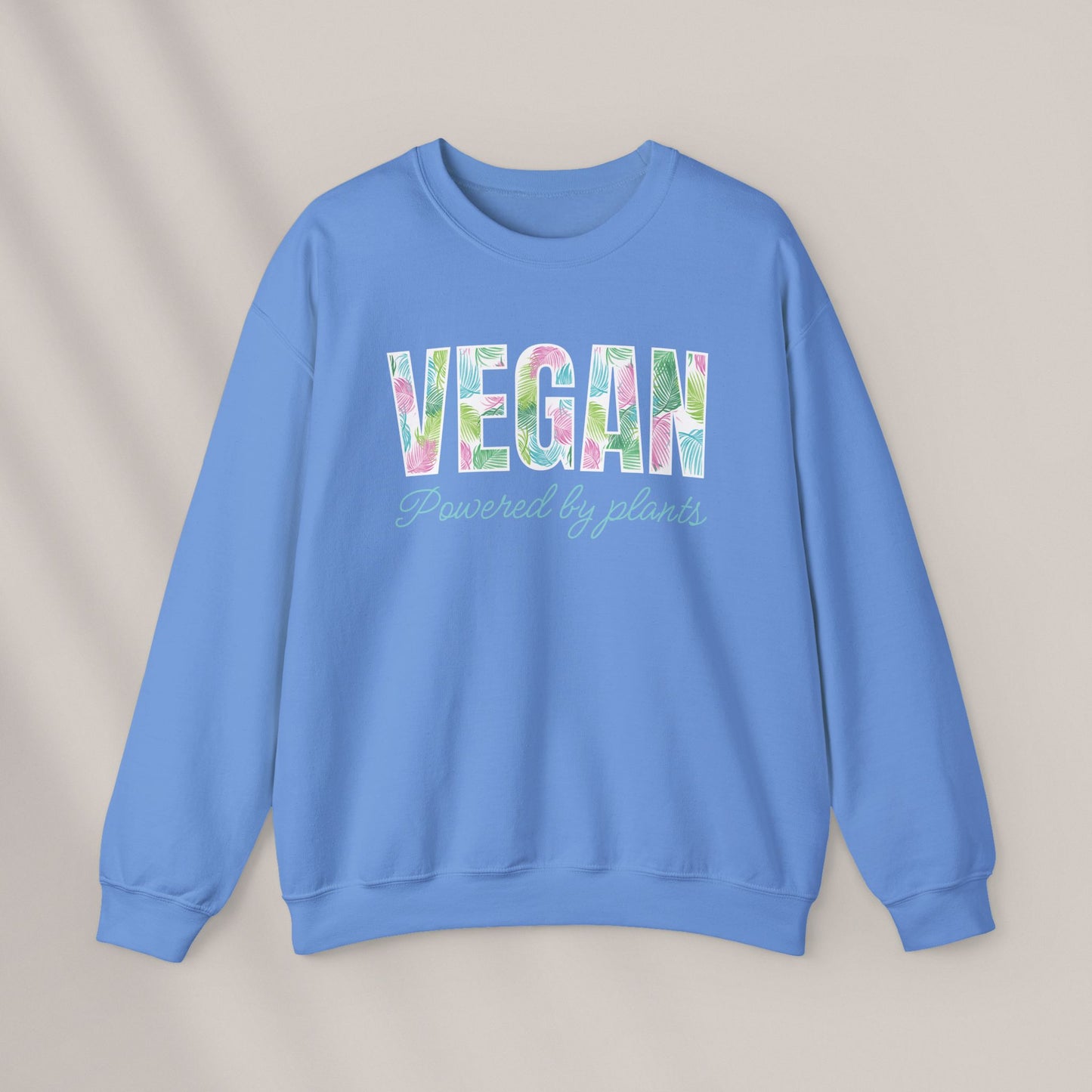 Tropical Vegan - Powered by Plants. Crewneck Sweatshirt