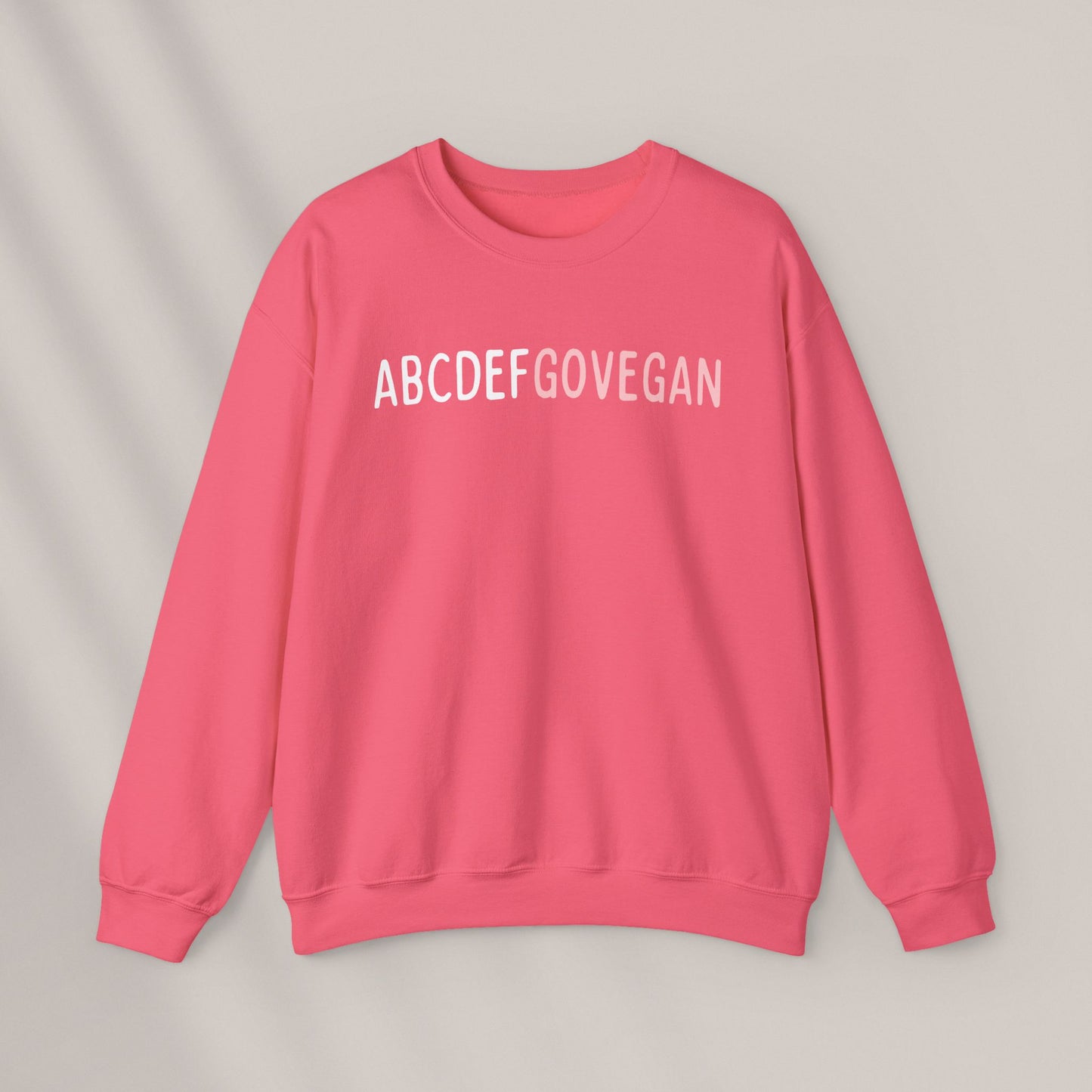 ABCDEFGOVEGAN Crewneck Sweatshirt