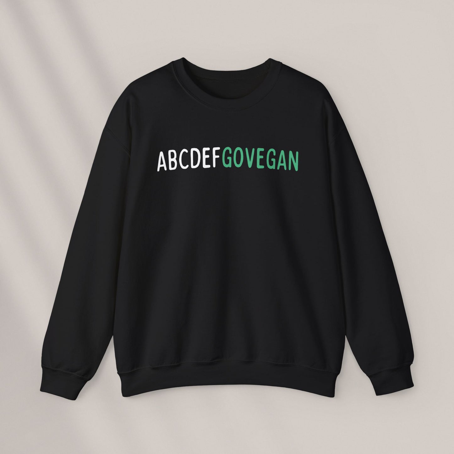 ABCDEFGOVEGAN Crewneck Sweatshirt