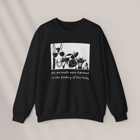 No Animals Were Harmed. Crewneck Sweatshirt