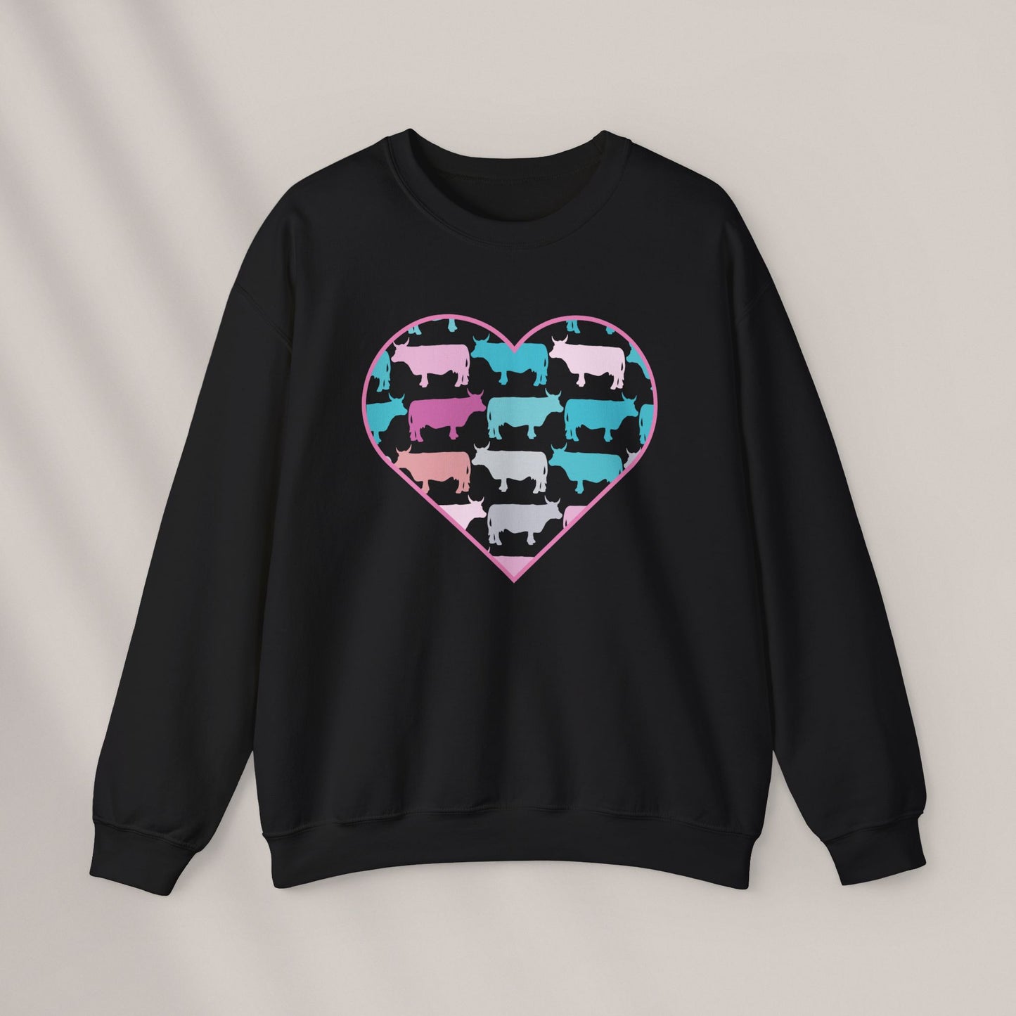 Cow Love. Crewneck Sweatshirt
