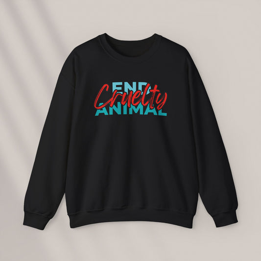 End Animal Cruelty. Crewneck Sweatshirt