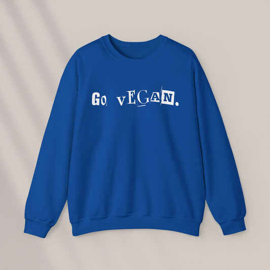 Go Vegan. Crewneck Sweatshirt