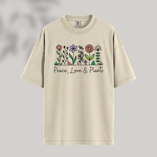 Peace, Love & Plants Tee