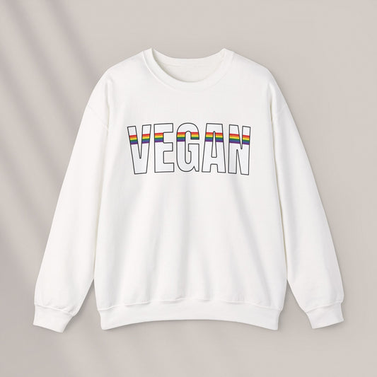 Rainbow Stripe. Crewneck Sweatshirt