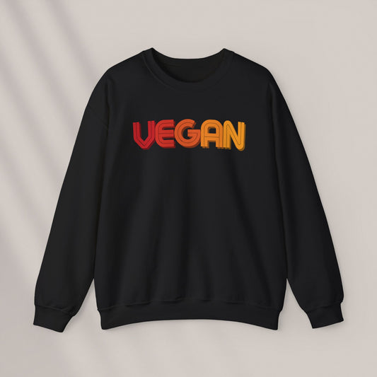 Retro Vegan. Crewneck Sweatshirt