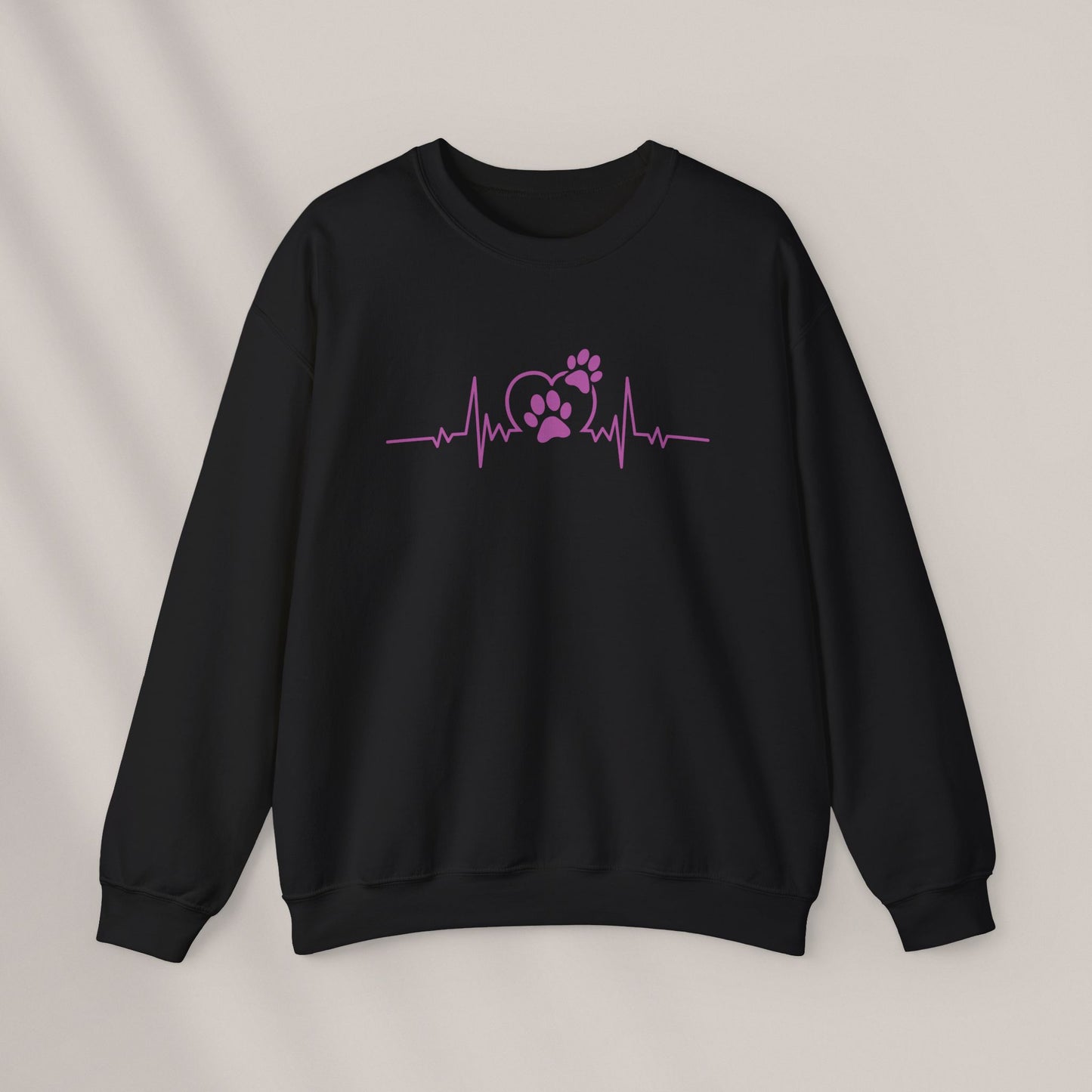 Paw Heartbeat. Crewneck Sweatshirt