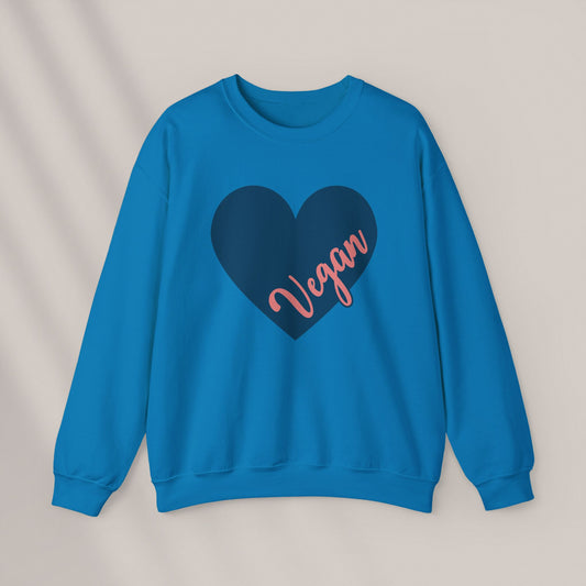 My Vegan Heart. Crewneck Sweatshirt