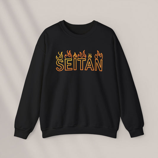 Seitan. Crewneck Sweatshirt