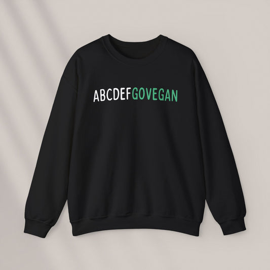 ABCDEFGOVEGAN Crewneck Sweatshirt