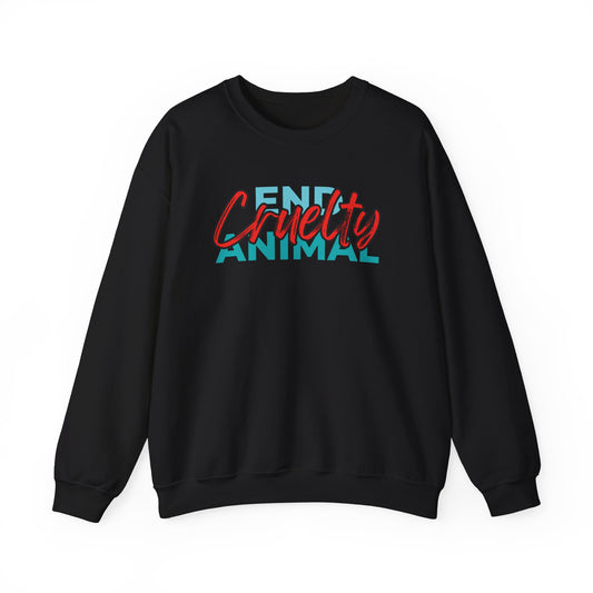 End Animal Cruelty. Crewneck Sweatshirt