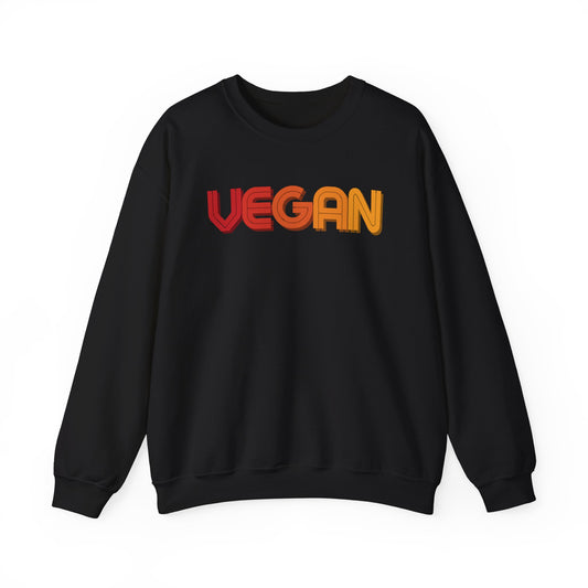 Retro Vegan. Crewneck Sweatshirt